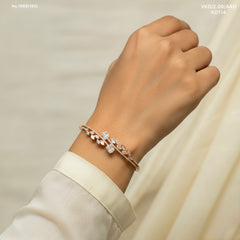 Saumya Silver Kada for women