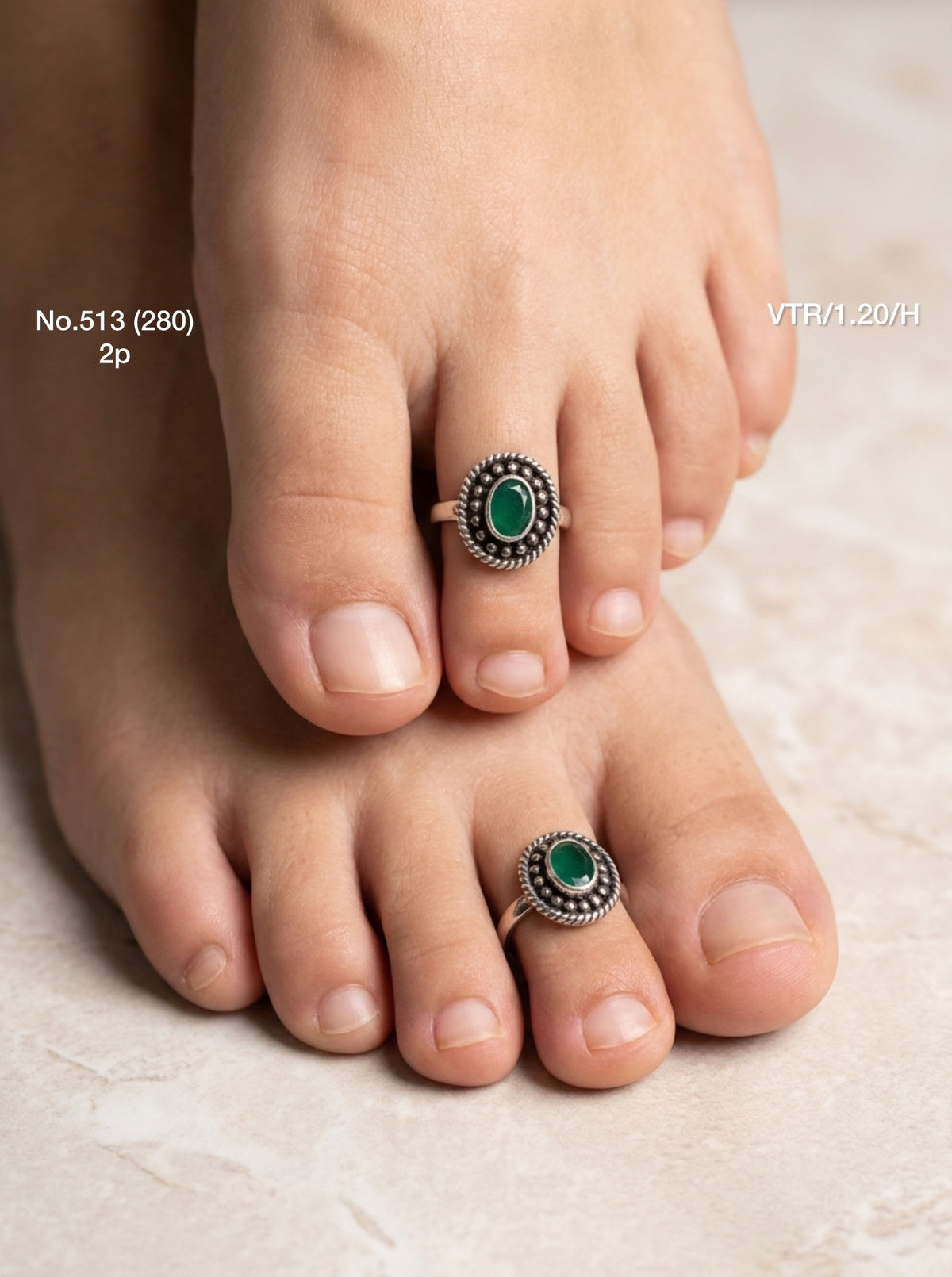 Oliver spark oxidised silver toerings for women