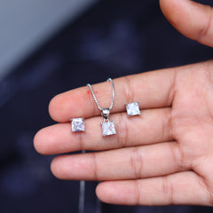 Silver Pendant Set - V One Jewellery