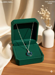 Cloud essence silver chain pendant