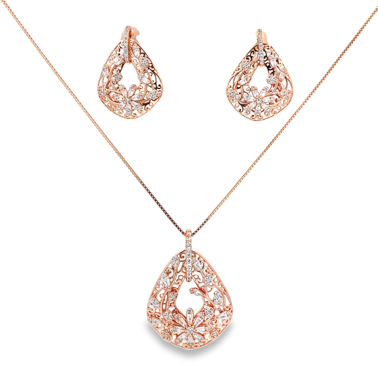 Silver Pendant Set - V One Jewellery