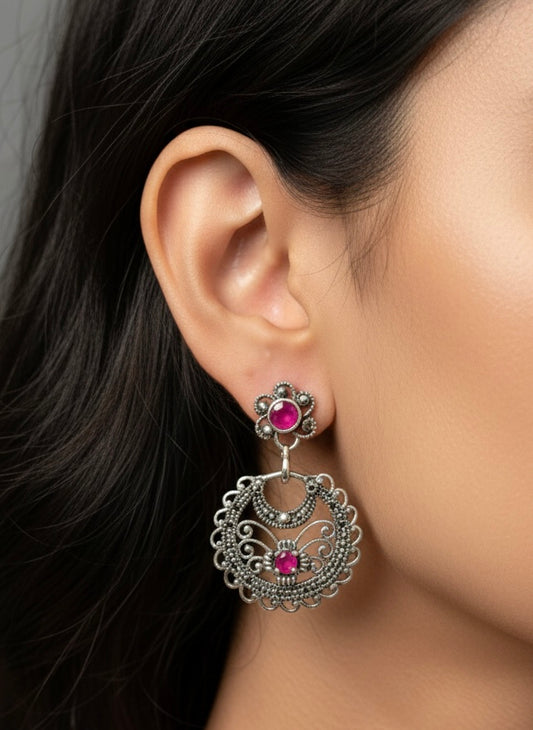 Auralyn silver earrings