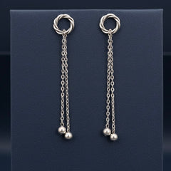 Nritya Nupur silver earrings