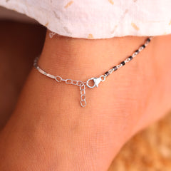 Silver Butterfly Bela payal