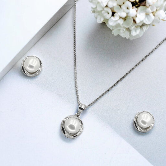 Silver Pendant Set - V One Jewellery