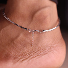 Pure Silver Serenity Payal for Women