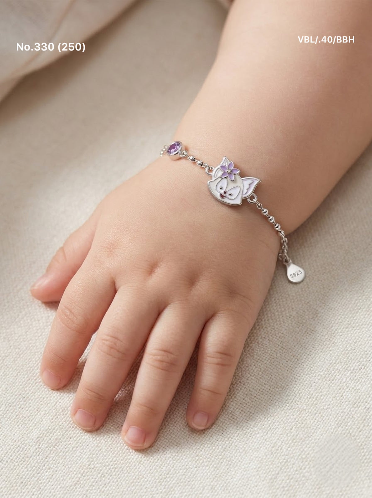 Fairy silver kids bracelet