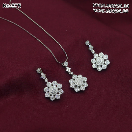 Silver Pendant Set - V One Jewellery