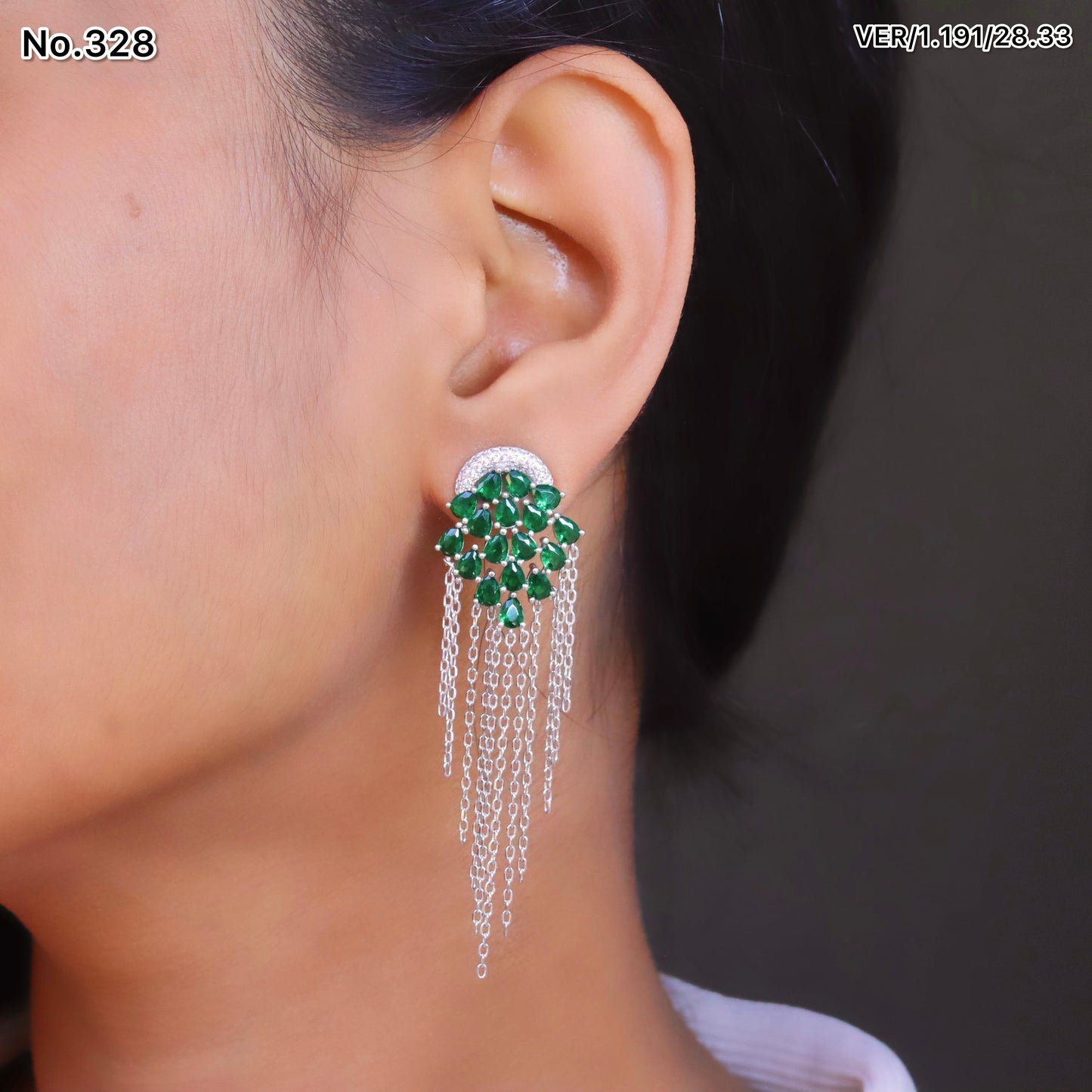 Silver Earrings for Women by V One Jewellery