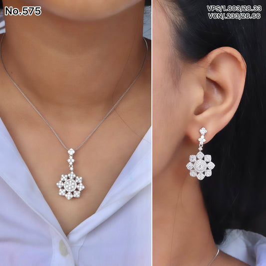 Silver Pendant Set - V One Jewellery