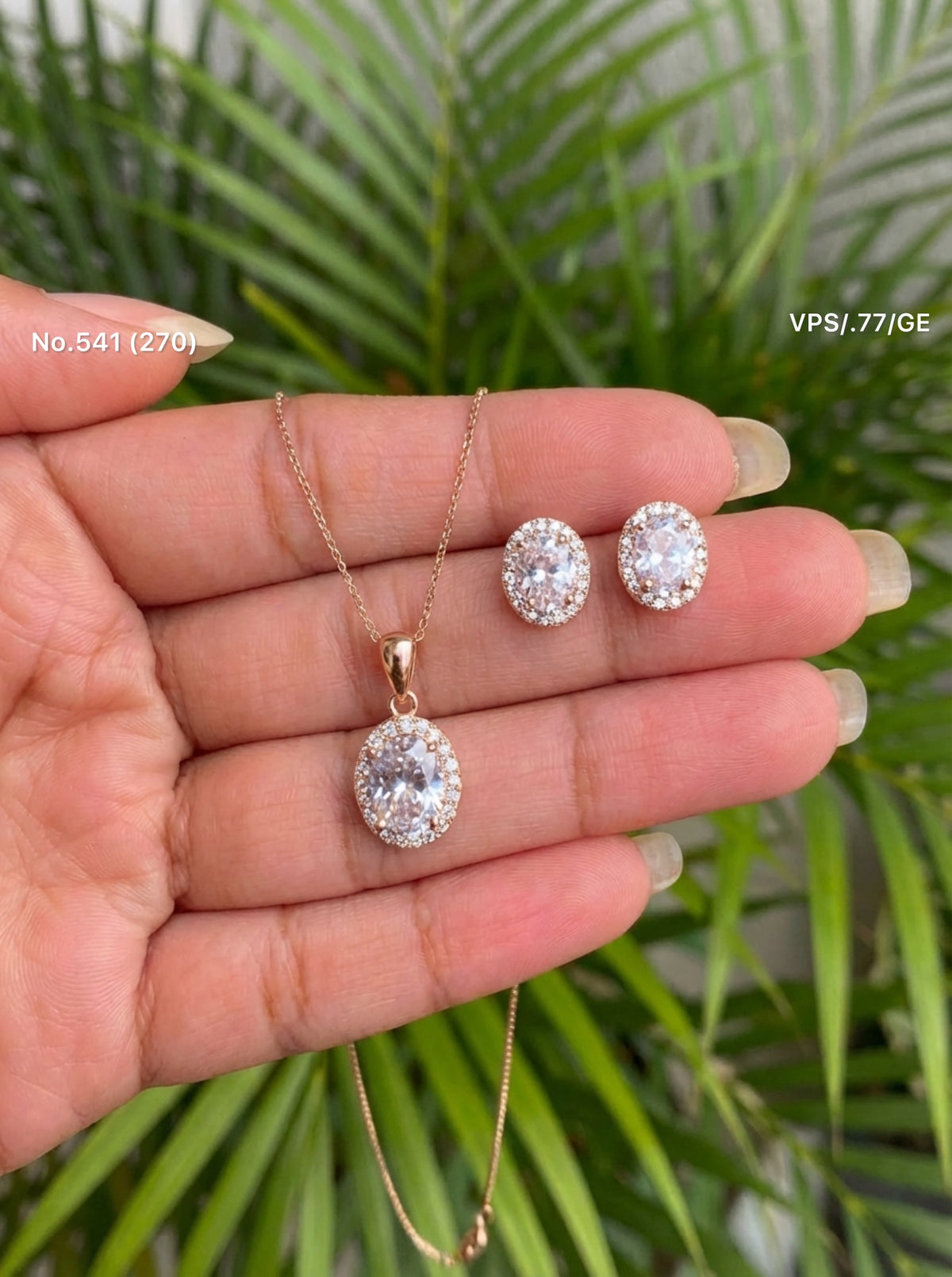 Moon spark shine silver pendant set for women