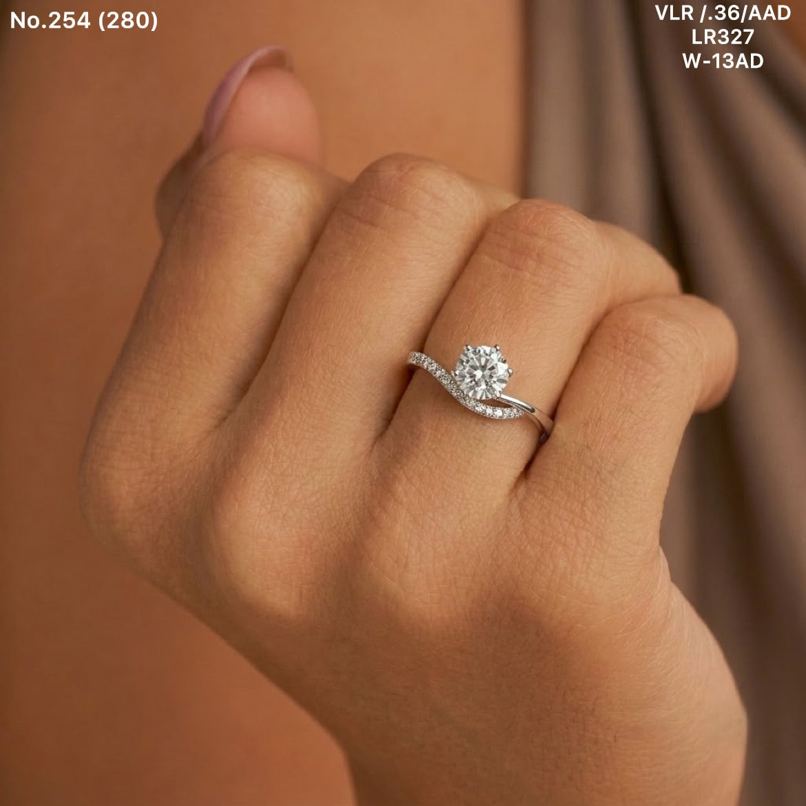 Ravya silver shine ring for women