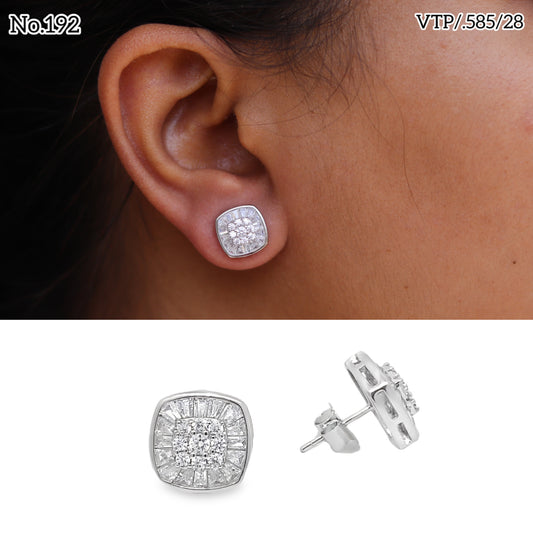 Silver Earrings for Women by V One Jewellery