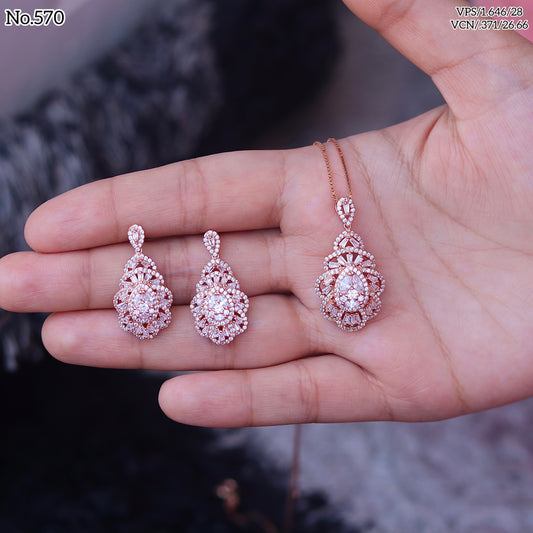 Silver Pendant Set - V One Jewellery