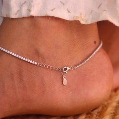 BlocAura Silver Payal for Women