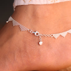 Triella Silver Payal for Women