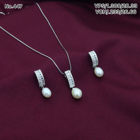 Silver Pendant Set - V One Jewellery