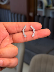 Snow dew silver stud