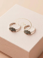 Blossom dream silver toerings for women