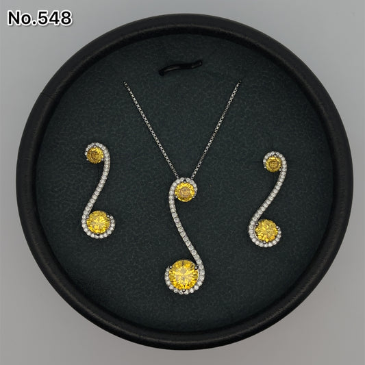 Silver Pendant Set - V One Jewellery