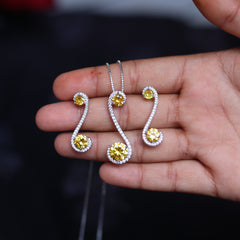 Silver Pendant Set - V One Jewellery