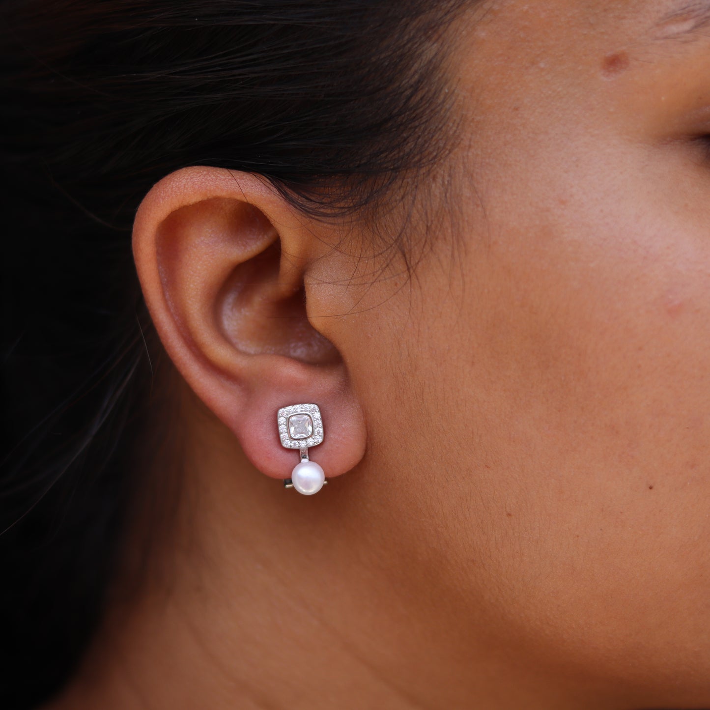 Silver Earrings for Women by V One Jewellery