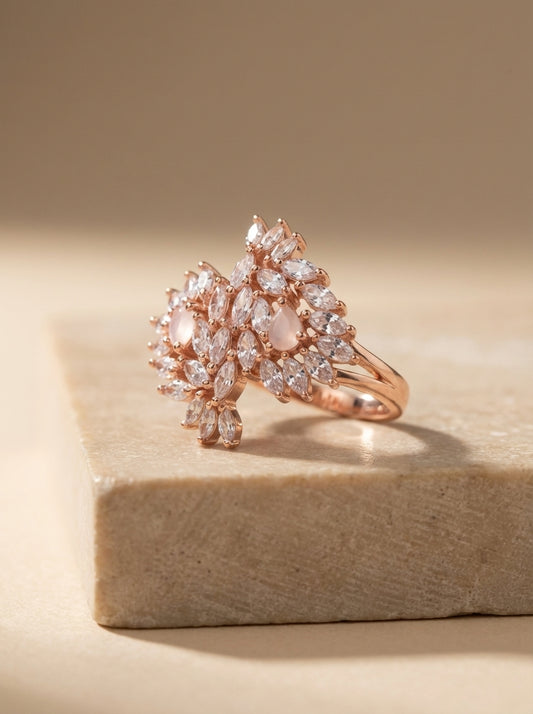 Silver harmony ring for women