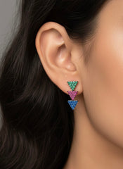 Kiara Mist silver Stud