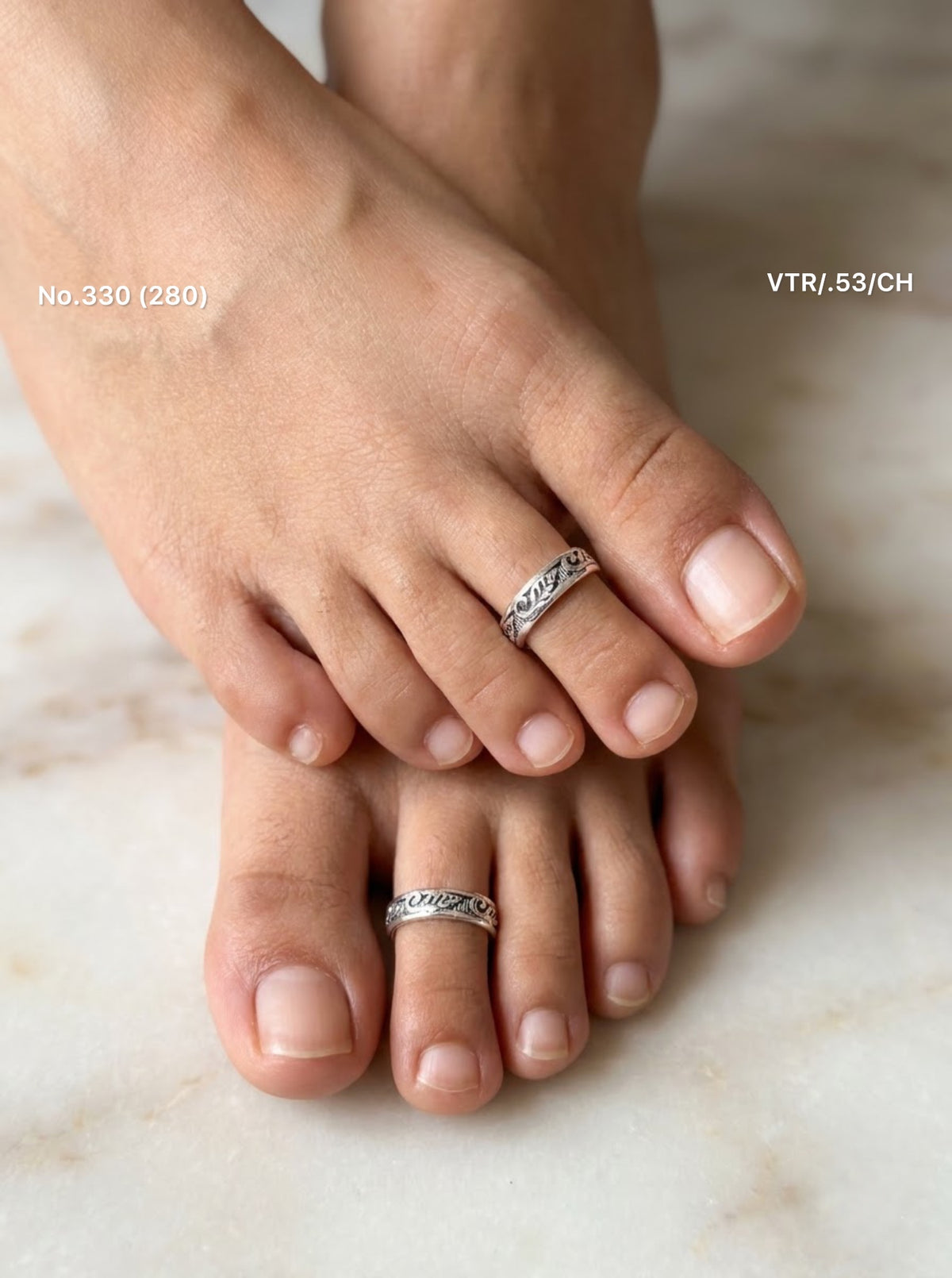 Surbhi silver toerings for women