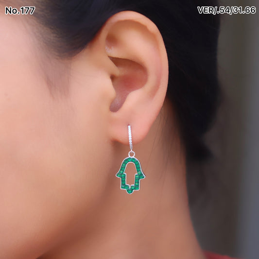 Silver Earrings for Women by V One Jewellery