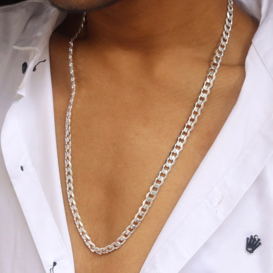 Men's Sovereign Silver Chain