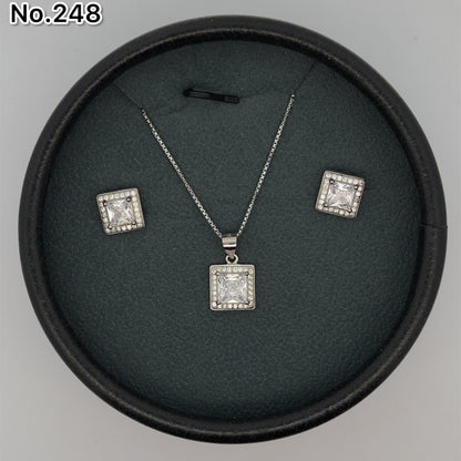 Silver Pendant Set - V One Jewellery