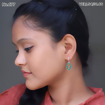 Silver Earrings for Women by V One Jewellery