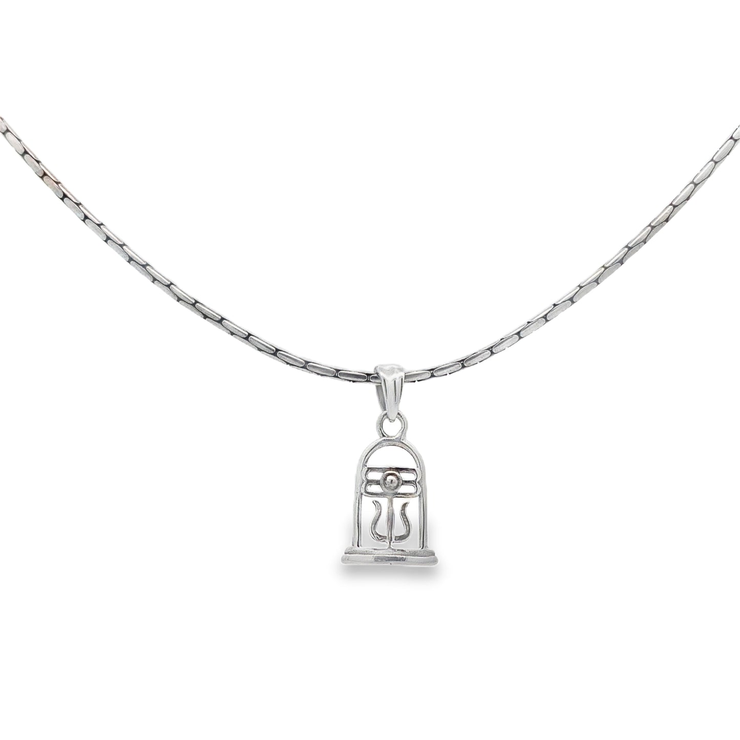 Divine Shivling Silver Pendant