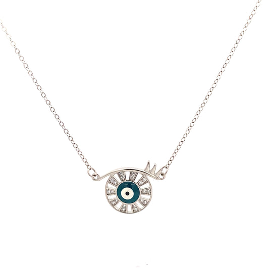 Silver Chain Pendant - V One Jewellery