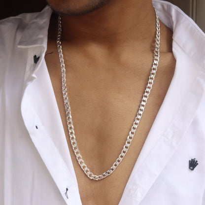 Men's Sovereign Silver Chain