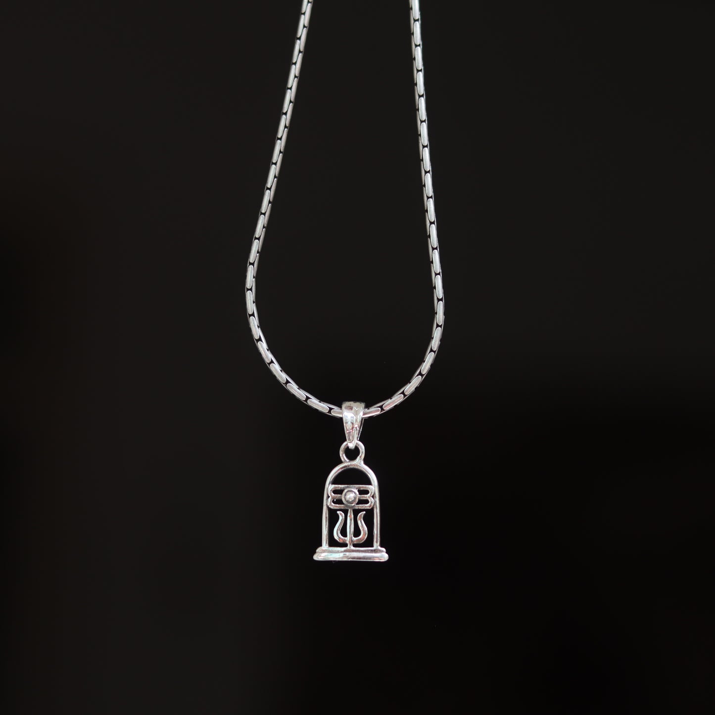 Divine Shivling Silver Pendant