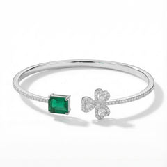 Harmony silver kada for women