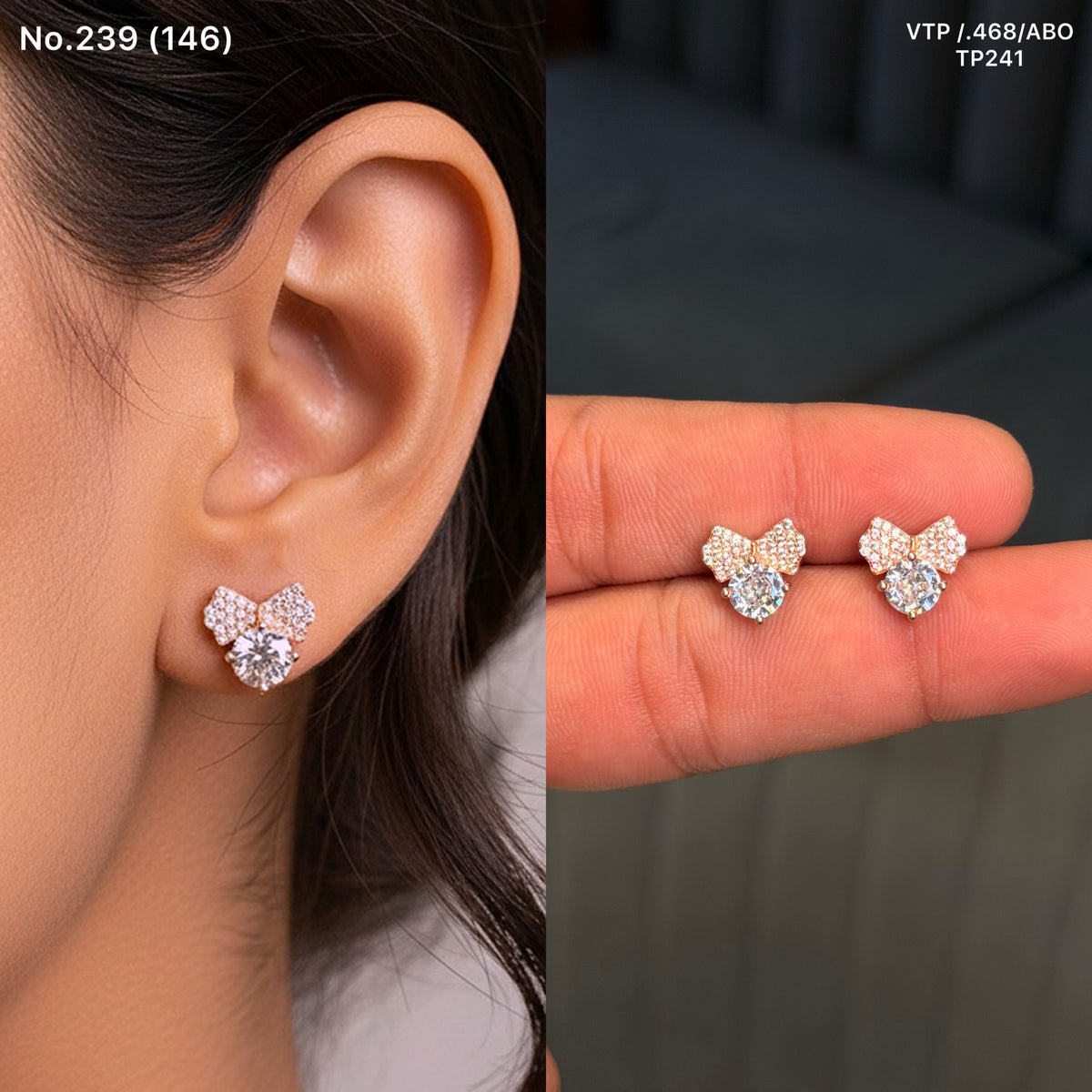 Ritu sparkle silver stud