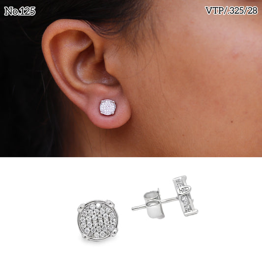 Silver Earrings for Women by V One Jewellery