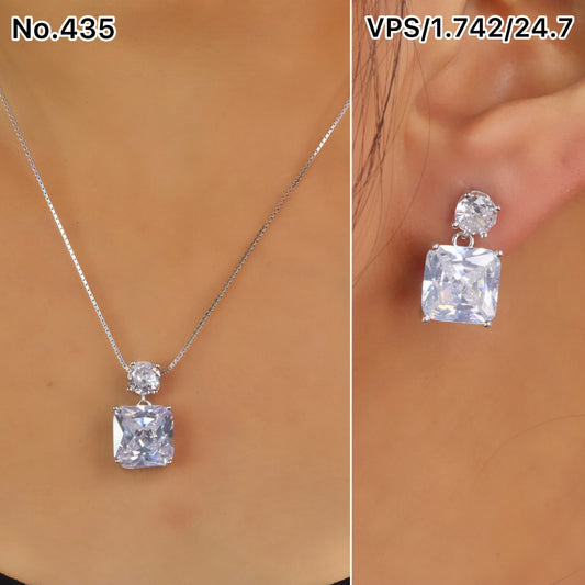 Silver Pendant Set - V One Jewellery