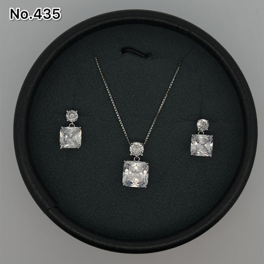 Silver Pendant Set - V One Jewellery