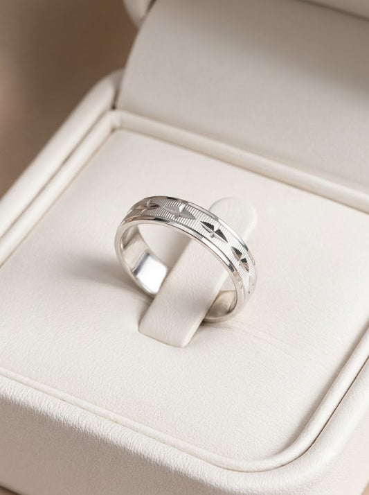 Silver vibe men’s ring