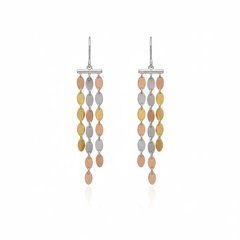 Devika jingles silver earrings