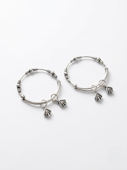Baby swing charms silver kada