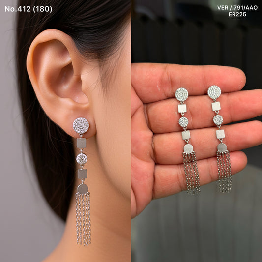 Saavi silver earrings