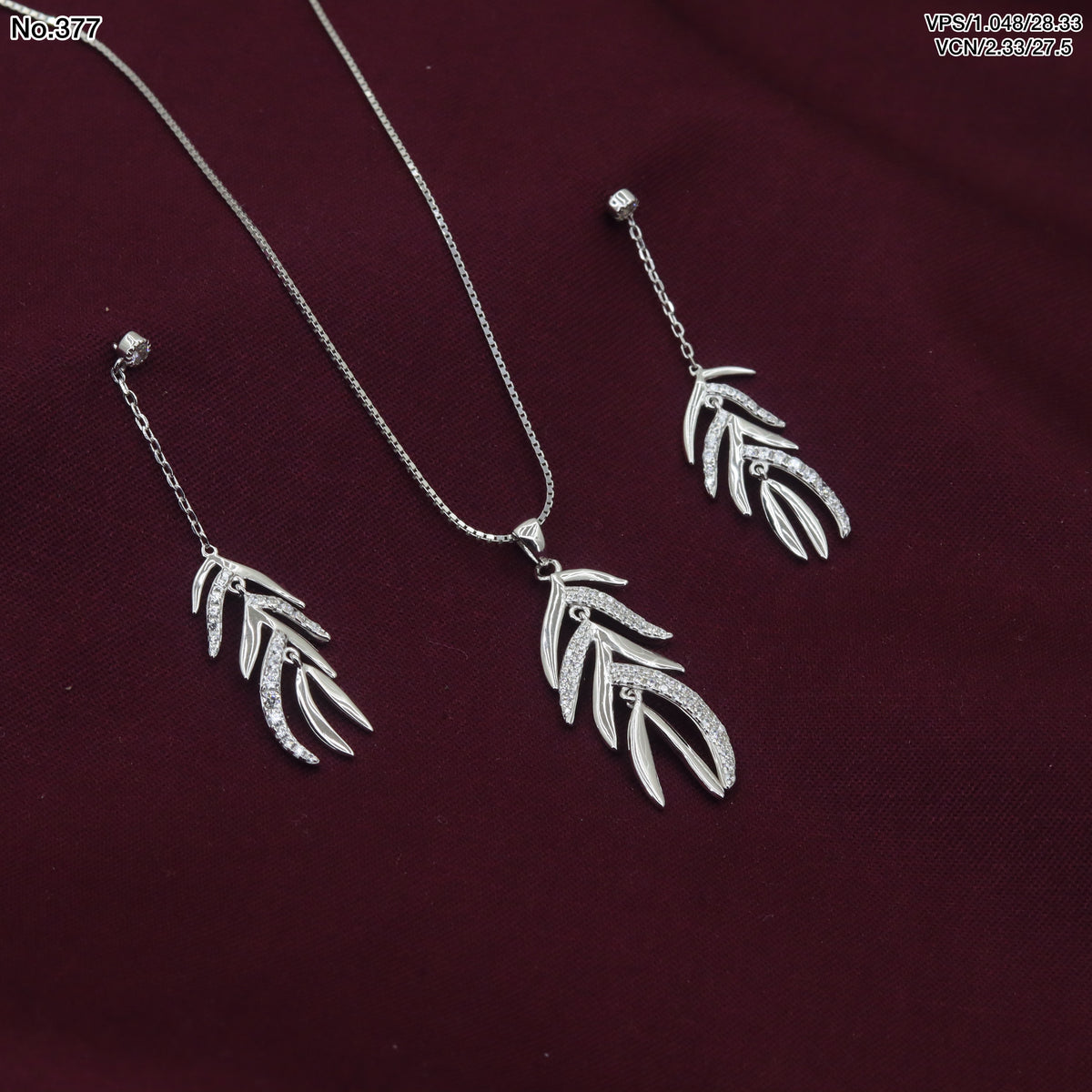 Silver Pendant Set - V One Jewellery