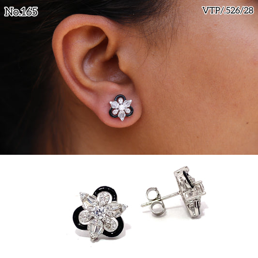 Silver Earrings for Women by V One Jewellery