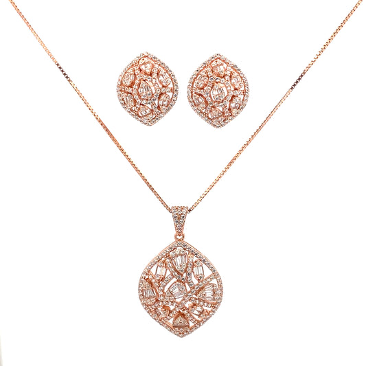 Silver Pendant Set - V One Jewellery