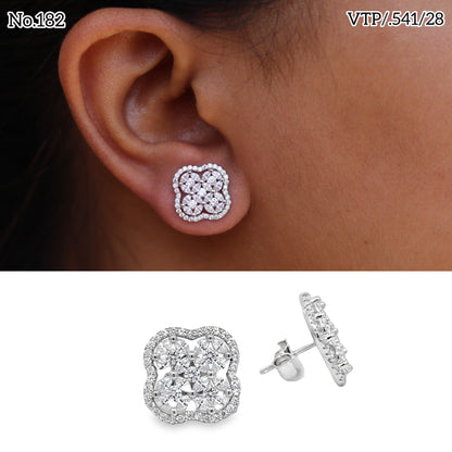 Silver Earrings for Women by V One Jewellery